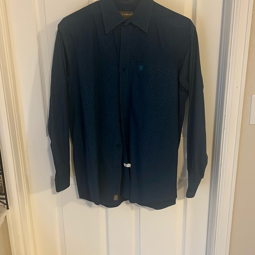 Navy Blue Long Sleeve Shirt
